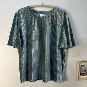 World Market flutter sleeve blouse